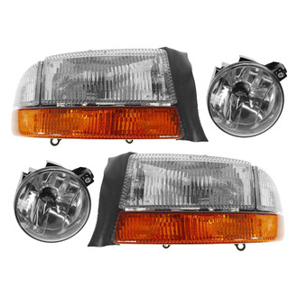 TRQ® - Driver and Passenger Side Replacement Headlights