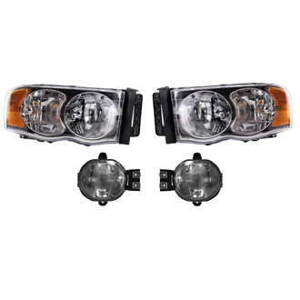 TRQ® - Driver and Passenger Side Replacement Headlights