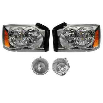 TRQ® - Driver and Passenger Side Replacement Headlights