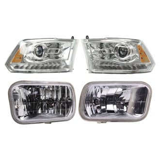 TRQ® - Driver and Passenger Side Replacement Headlights