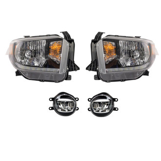 TRQ® - Driver and Passenger Side Replacement Headlights