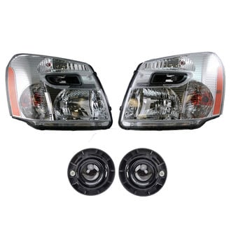 TRQ® - Driver and Passenger Side Replacement Headlights