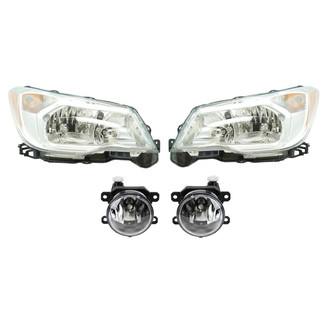 TRQ® - Driver and Passenger Side Replacement Headlights