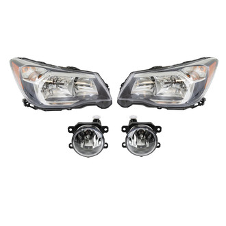 TRQ® - Driver and Passenger Side Replacement Headlights