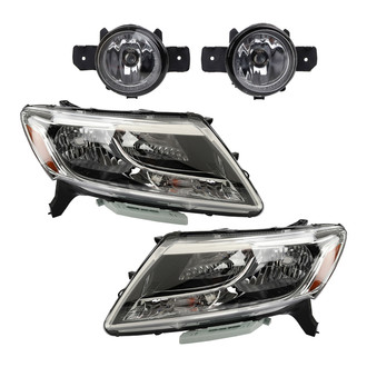 TRQ® - Driver and Passenger Side Replacement Headlights