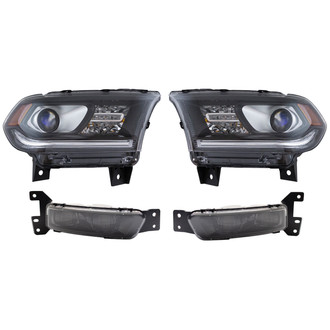 TRQ® - Driver and Passenger Side Replacement Headlights