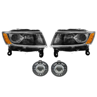 TRQ® - Driver and Passenger Side Replacement Headlights