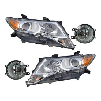 TRQ® - Driver and Passenger Side Replacement Headlights