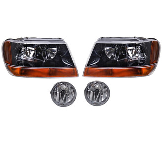 TRQ® - Driver and Passenger Side Replacement Headlights