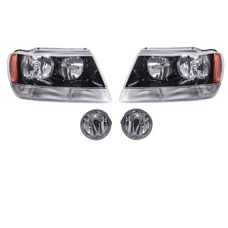 TRQ® - Driver and Passenger Side Replacement Headlights