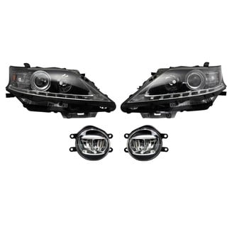 TRQ® - Driver and Passenger Side Replacement Headlights