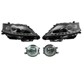 TRQ® - Driver and Passenger Side Replacement Headlights