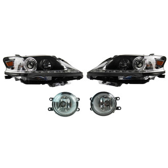 TRQ® - Driver and Passenger Side Replacement Headlights