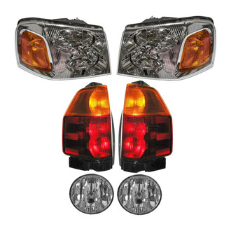 TRQ® - Driver and Passenger Side Replacement Headlights