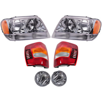 TRQ® - Driver and Passenger Side Replacement Headlights