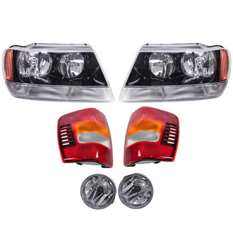 TRQ® - Driver and Passenger Side Replacement Headlights