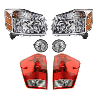 TRQ® - Driver and Passenger Side Replacement Headlights
