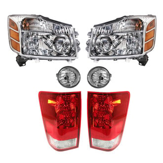 TRQ® - Driver and Passenger Side Replacement Headlights