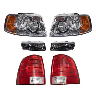 TRQ® - Driver and Passenger Side Replacement Headlights