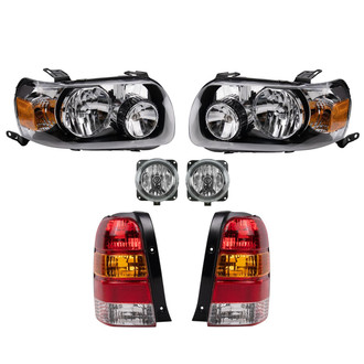 TRQ® - Driver and Passenger Side Replacement Headlights