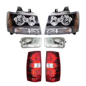 TRQ® - Driver and Passenger Side Replacement Headlights