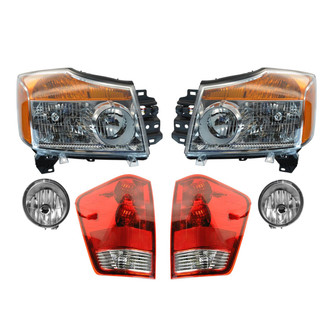 TRQ® - Driver and Passenger Side Replacement Headlights