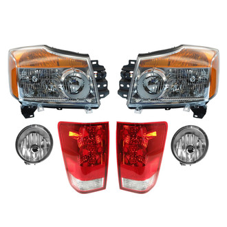 TRQ® - Driver and Passenger Side Replacement Headlights