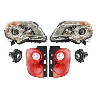 TRQ® - Driver and Passenger Side Replacement Headlights