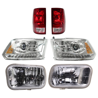 TRQ® - Driver and Passenger Side Replacement Headlights