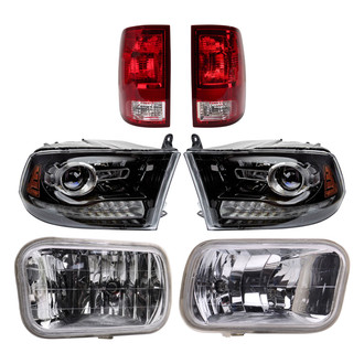 TRQ® - Driver and Passenger Side Replacement Headlights