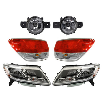 TRQ® - Driver and Passenger Side Replacement Headlights