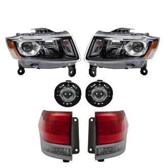 TRQ® - Driver and Passenger Side Replacement Headlights