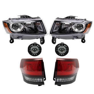 TRQ® - Driver and Passenger Side Replacement Headlights
