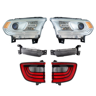 TRQ® - Driver and Passenger Side Replacement Headlights