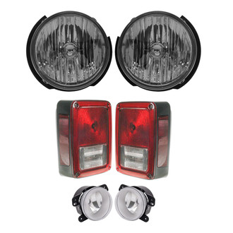 TRQ® - Driver and Passenger Side Replacement Headlights