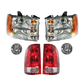 TRQ® - Driver and Passenger Side Replacement Headlights