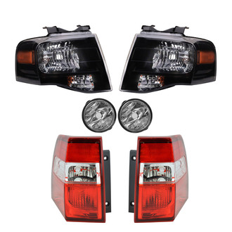 TRQ® - Driver and Passenger Side Replacement Headlights