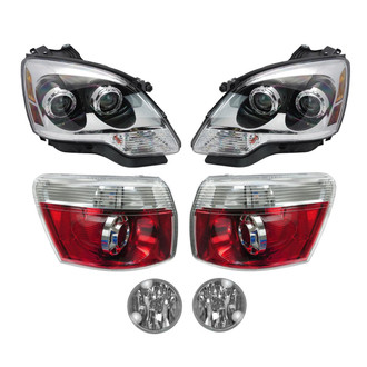 TRQ® - Driver and Passenger Side Replacement Headlights