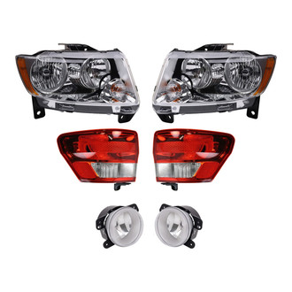 TRQ® - Driver and Passenger Side Replacement Headlights
