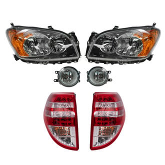 TRQ® - Driver and Passenger Side Replacement Headlights