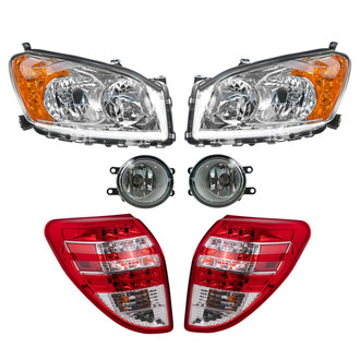 TRQ® - Driver and Passenger Side Replacement Headlights
