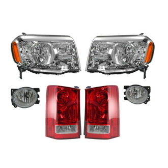 TRQ® - Driver and Passenger Side Replacement Headlights