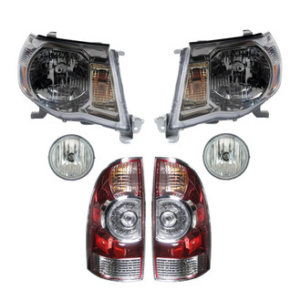 TRQ® - Driver and Passenger Side Replacement Headlight