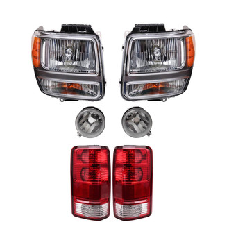 TRQ® - Driver and Passenger Side Replacement Headlights