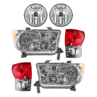 TRQ® - Driver and Passenger Side Replacement Headlights