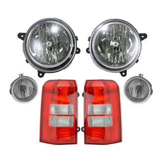 TRQ® - Driver and Passenger Side Replacement Headlights