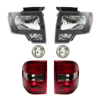 TRQ® - Driver and Passenger Side Replacement Headlights