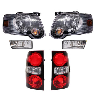 TRQ® - Driver and Passenger Side Replacement Headlights