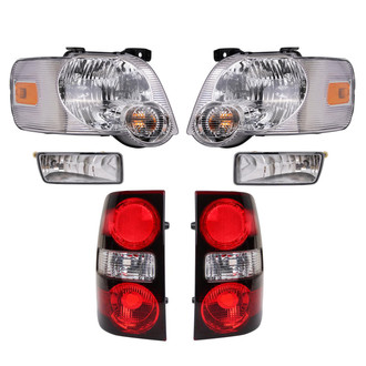 TRQ® - Driver and Passenger Side Replacement Headlights