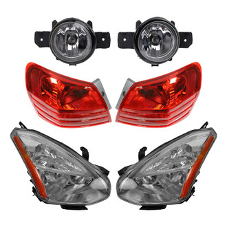 TRQ® - Driver and Passenger Side Replacement Headlights